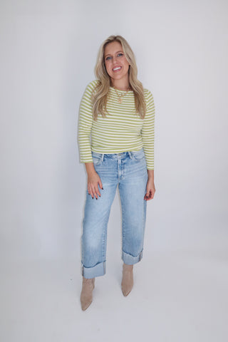 The French Connection Stripe Top - The Pink Tulip Clothing
