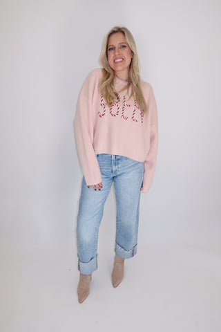 Holly Days Ribbed Sweater