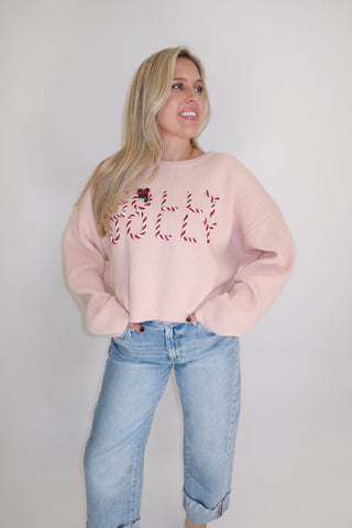 Holly Days Ribbed Sweater