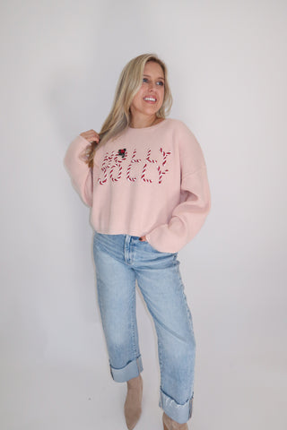 Holly Days Ribbed Sweater