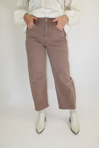 The Shape Of Things Barrel Jeans - The Pink Tulip Clothing