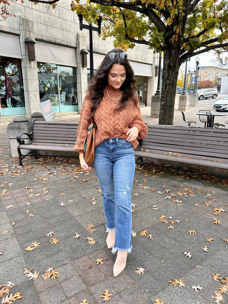 Cable Knit Chunky Sweater