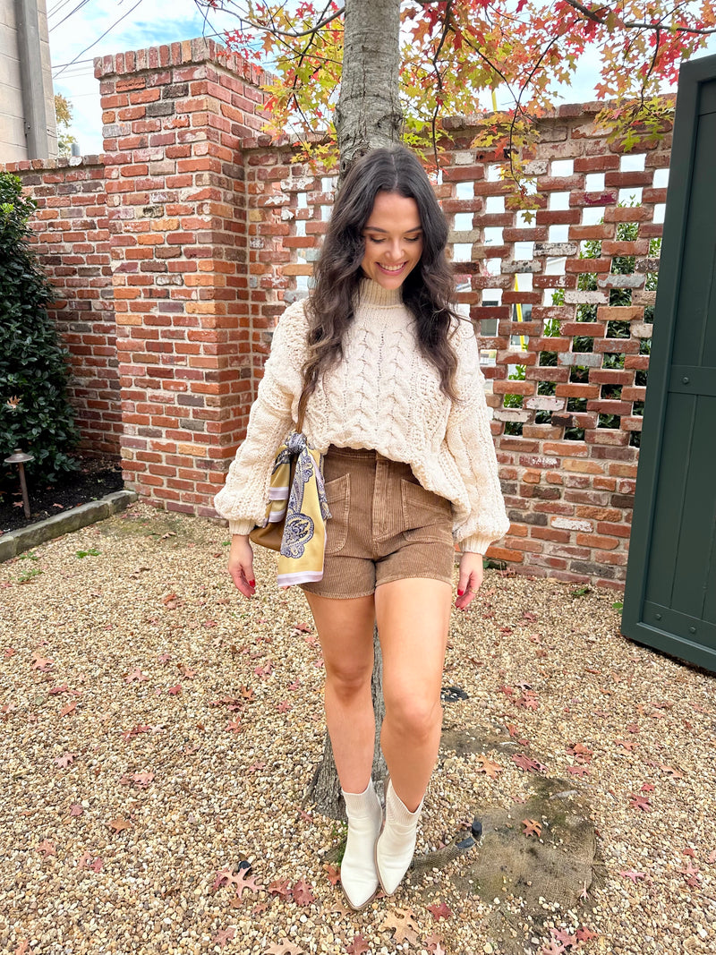 Cable Knit Chunky Sweater