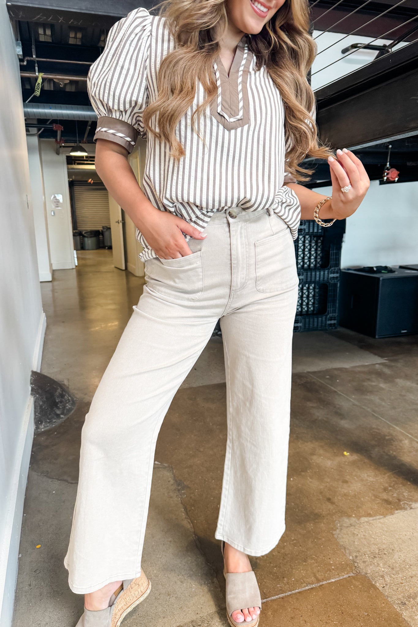 The Mary Stripe Blouse