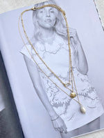 3 Layer Pearl Drop Necklace