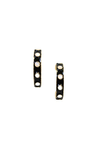 Color Dot Hoop Earring - The Pink Tulip Clothing
