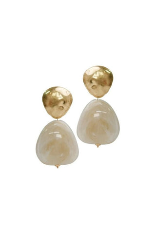 Soft Glow Gold Drop Earrings - The Pink Tulip Clothing