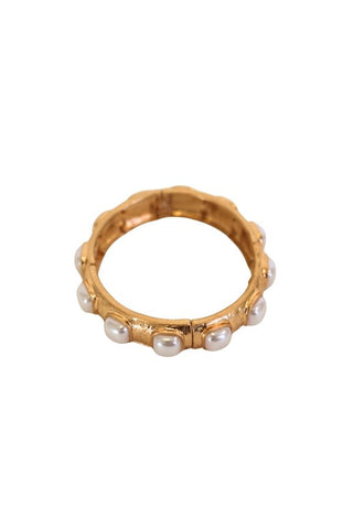 Square Pearl Inset Bracelet - The Pink Tulip Clothing