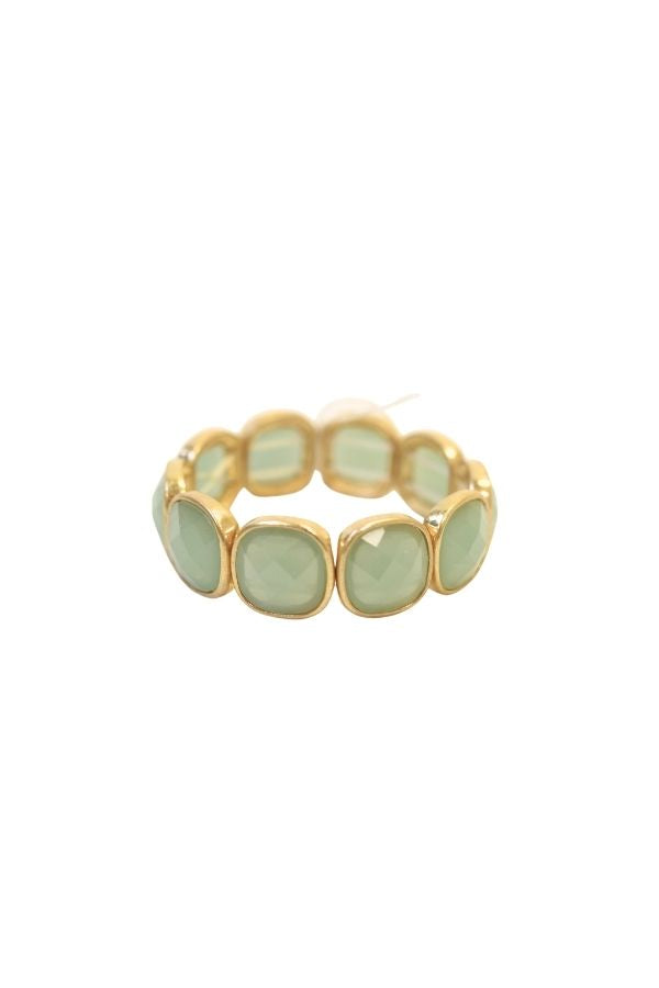 Opal Stone Stretch Bracelet