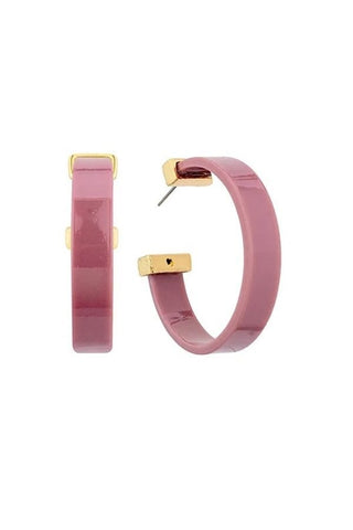 The Bold Move Hoop Earrings - The Pink Tulip Clothing
