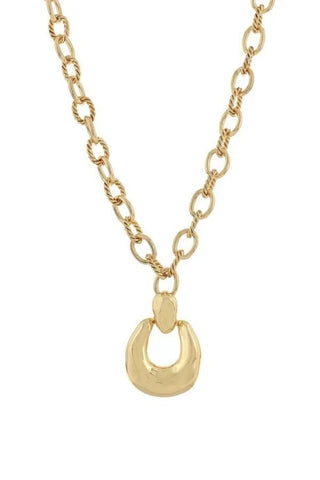 The Knockout Gold Necklace - The Pink Tulip Clothing
