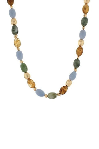 Marble Muse Beaded Necklace - The Pink Tulip Clothing