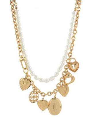 Pearl Society Layered Necklace - The Pink Tulip Clothing