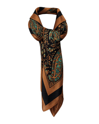 Wild Rose Paisley Neck Scarf