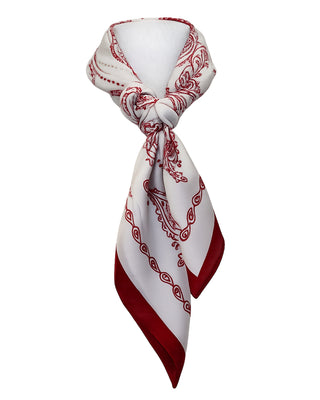 Golden Bloom Paisley Neck Scarf