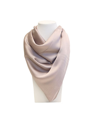 Solid Lilac Silky Neck Scarf