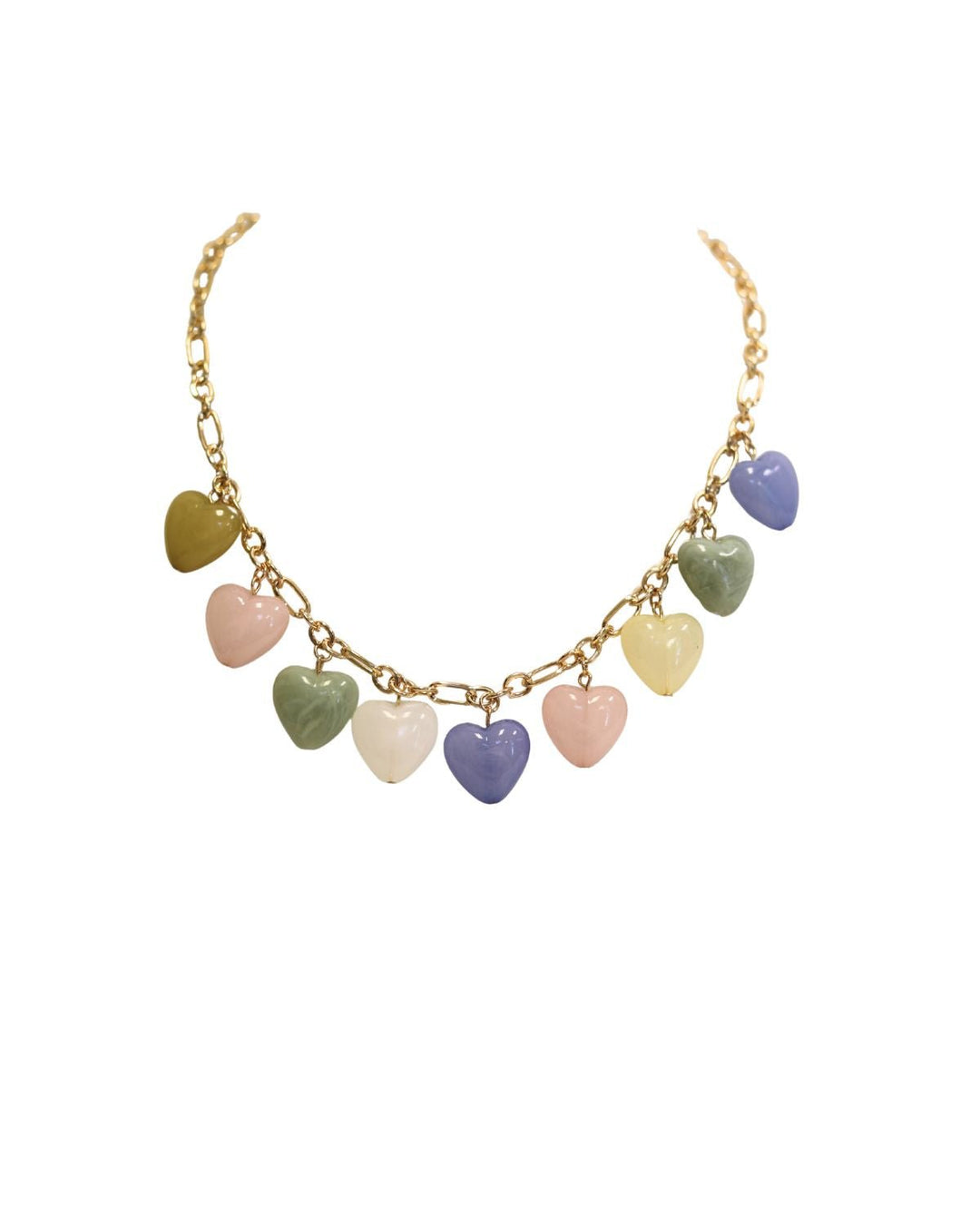 Colored Heart Necklace