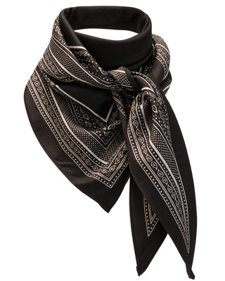 Brown Triangle Scarf