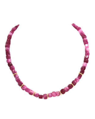 NECK CUBE MARBLE STONES MG