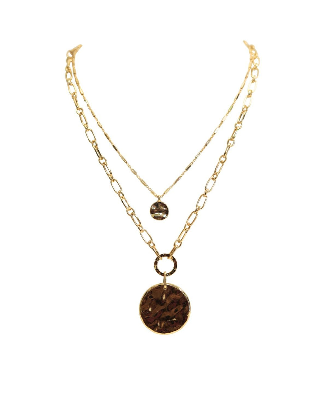 Layered Pendant Necklace - The Pink Tulip Clothing