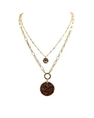 Layered Pendant Necklace - The Pink Tulip Clothing
