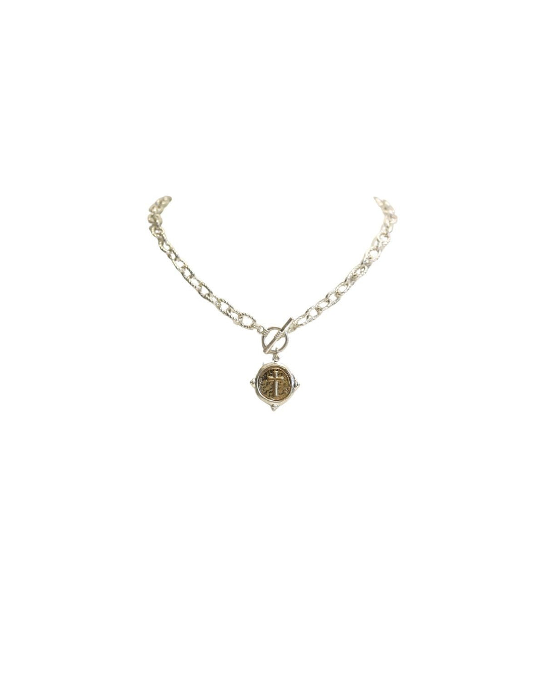 Silver Chain Gold Necklace - The Pink Tulip Clothing