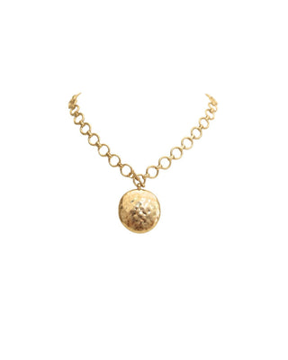 Circle Pendant Necklace - The Pink Tulip Clothing