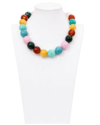 NECK JANE BALLS H MULTI - The Pink Tulip Clothing