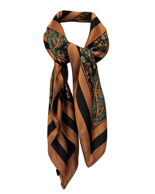Wild Rose Paisley Neck Scarf