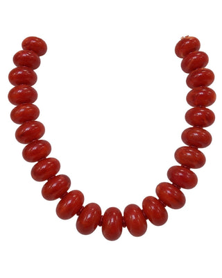 Red Chunky Beaded Necklace