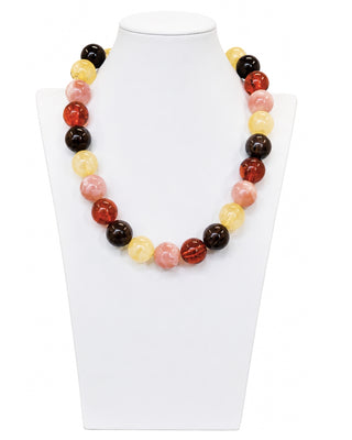 Neutral Mixed Beaded Necklace