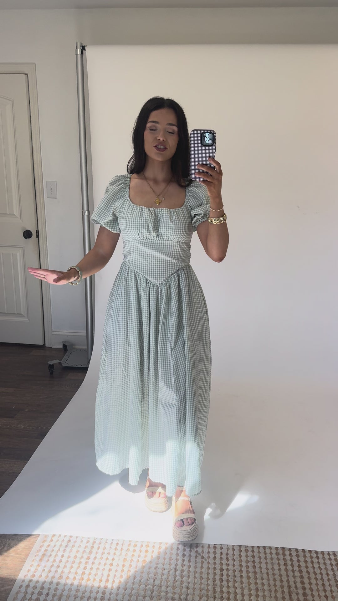 Sunday Picnic Midi Dress