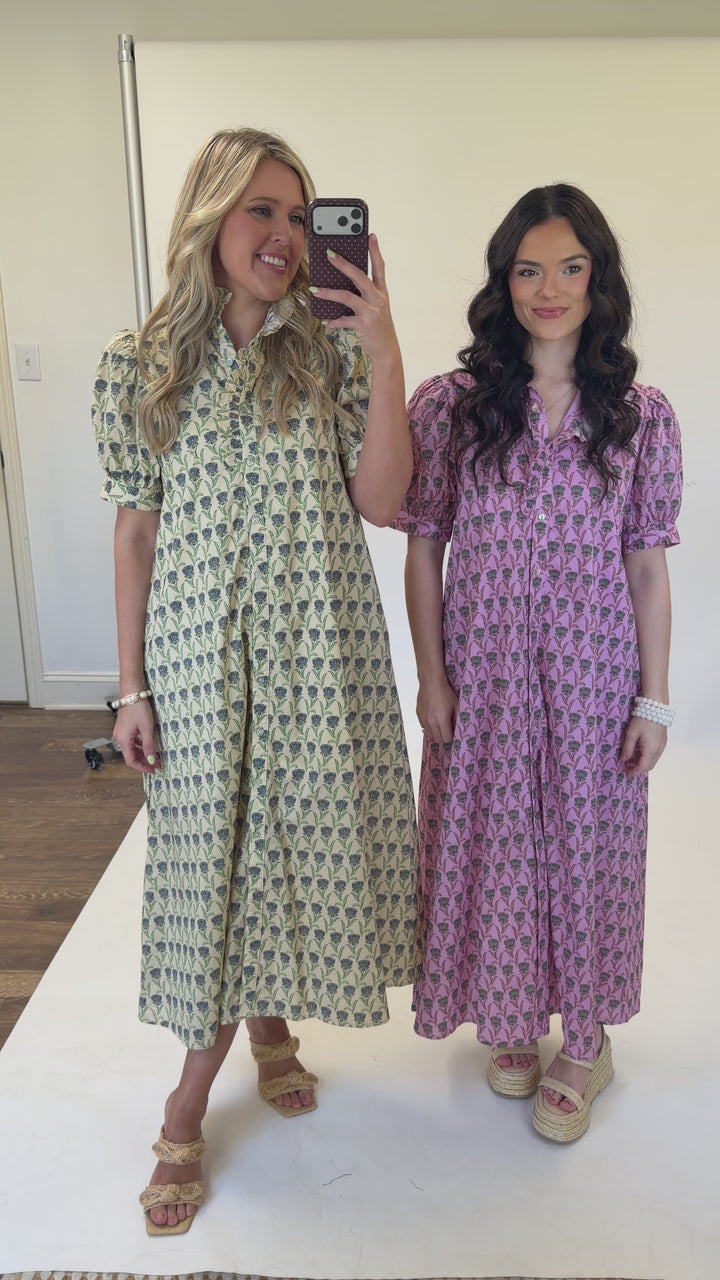 Soft Meadow Midi Dress