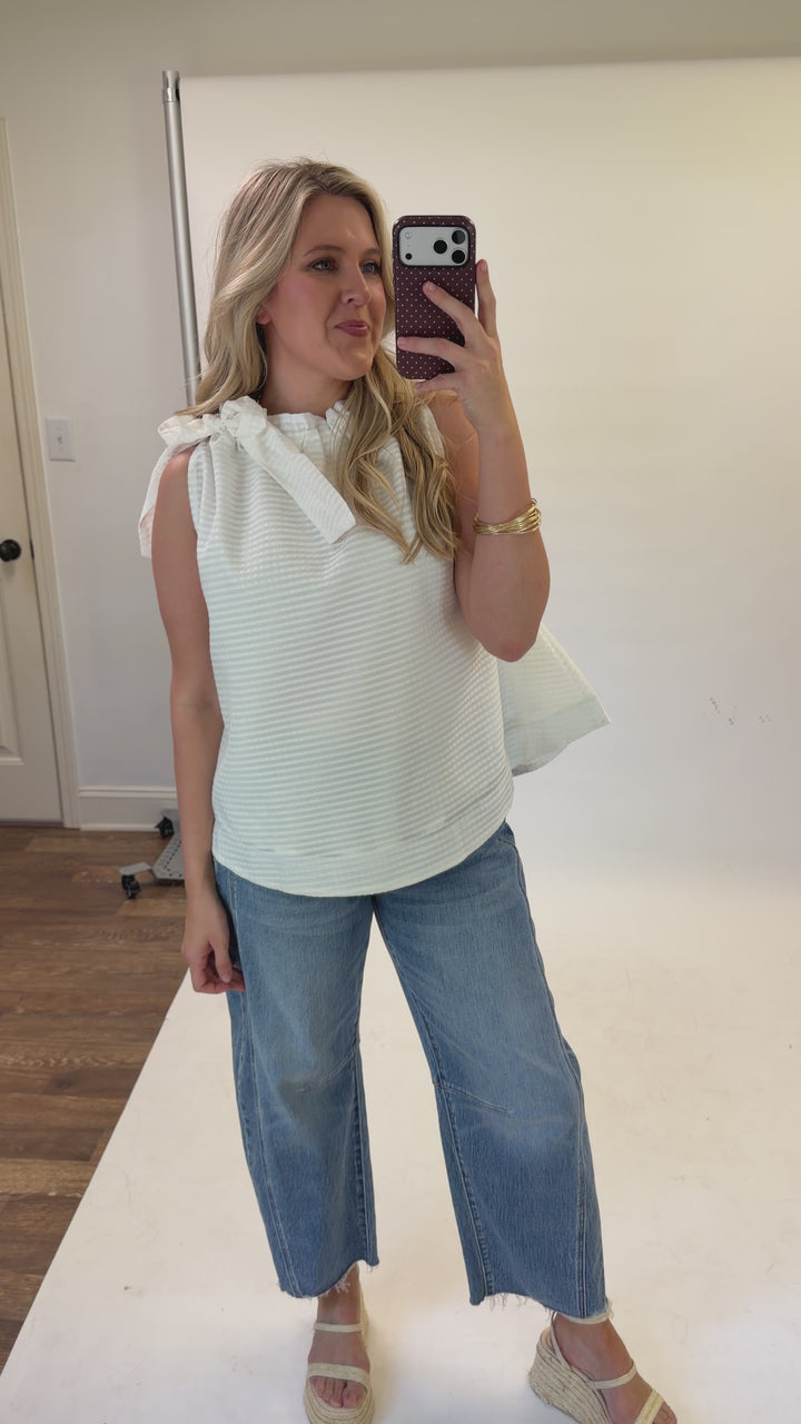 All Tied Up  Textured Top