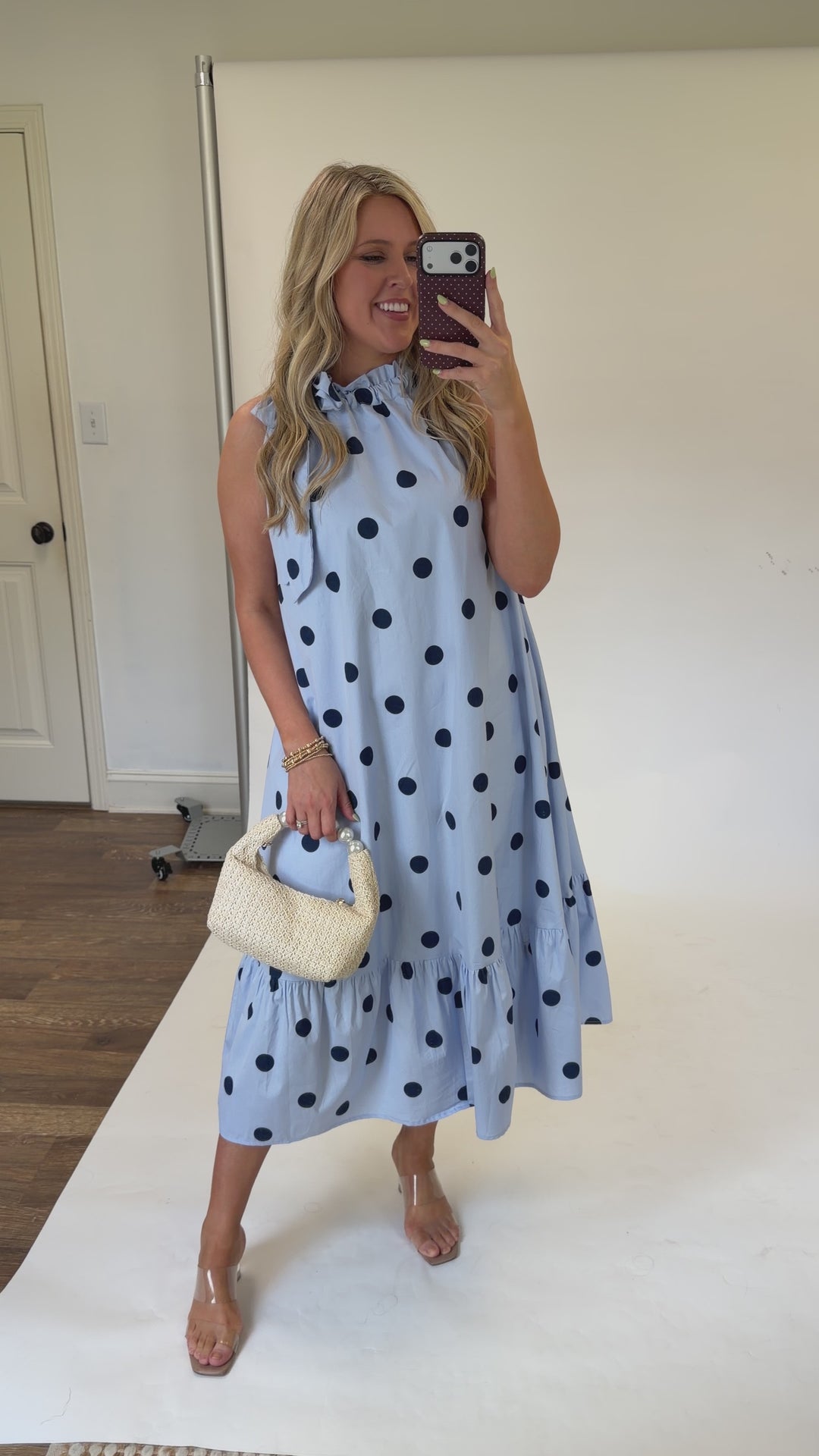 Polka Dot Charm Midi
