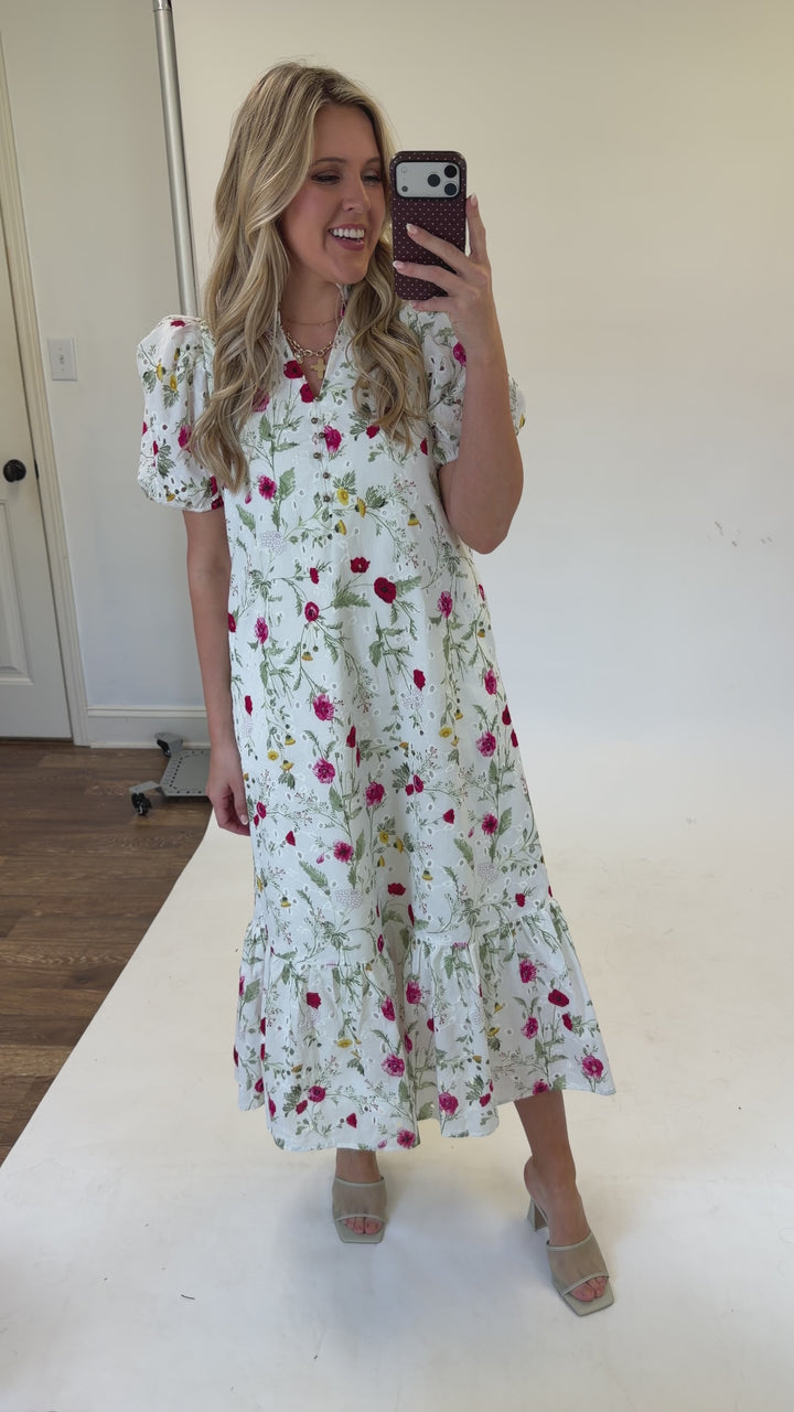 Take Me There Midi Dress