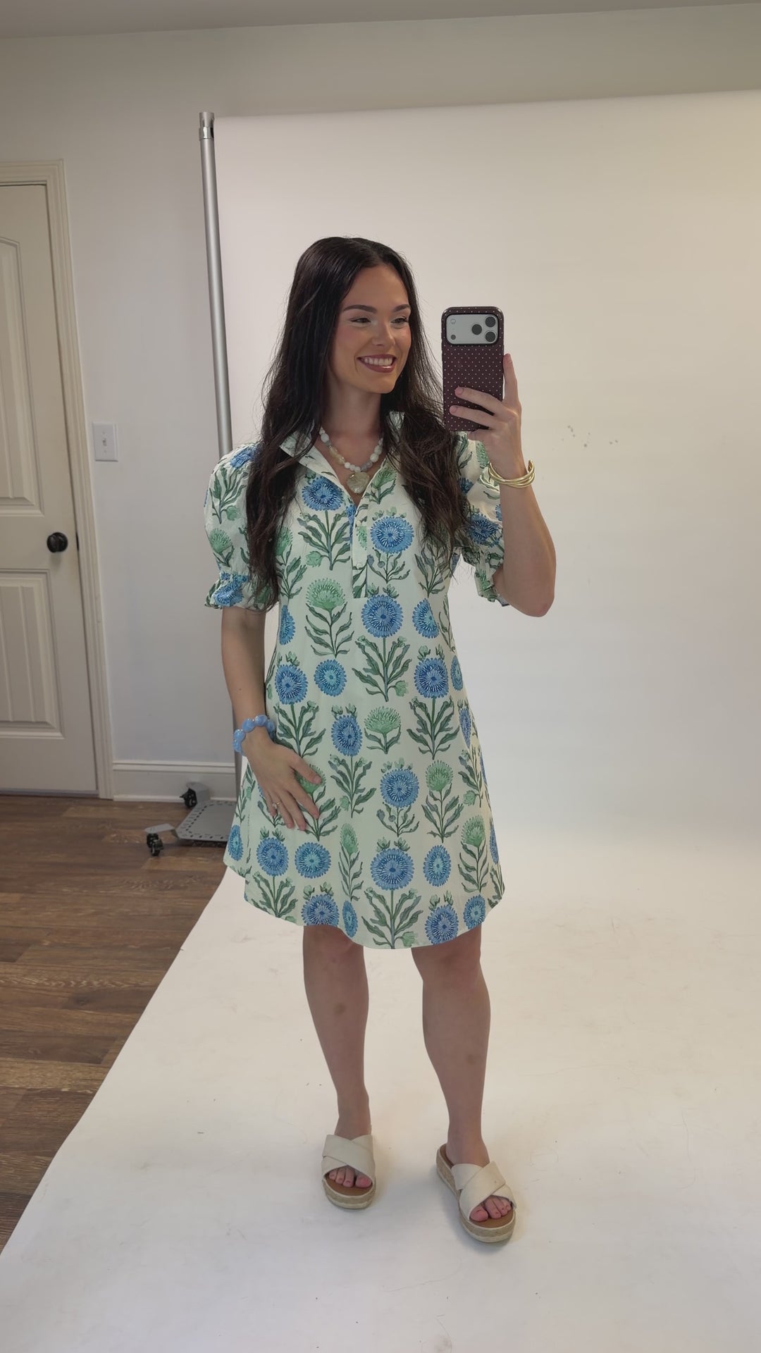 Smooth Sailing Floral Shift Dress