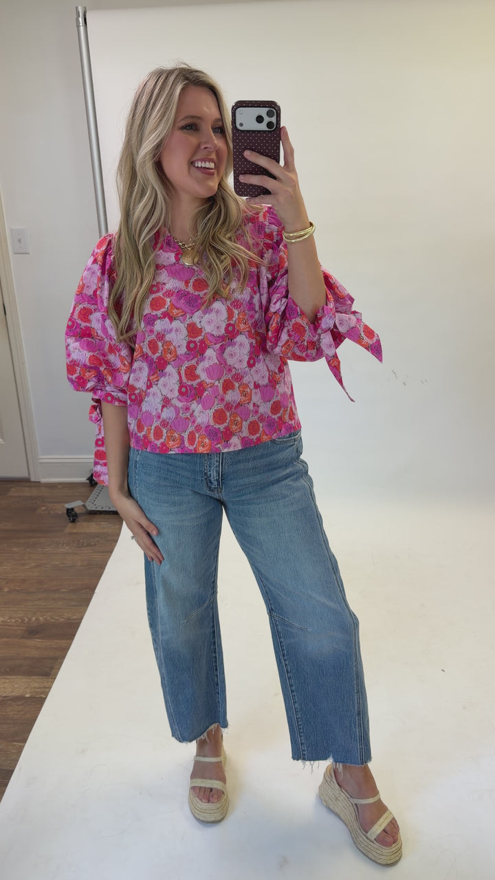 Petal to the Metal Floral Blouse